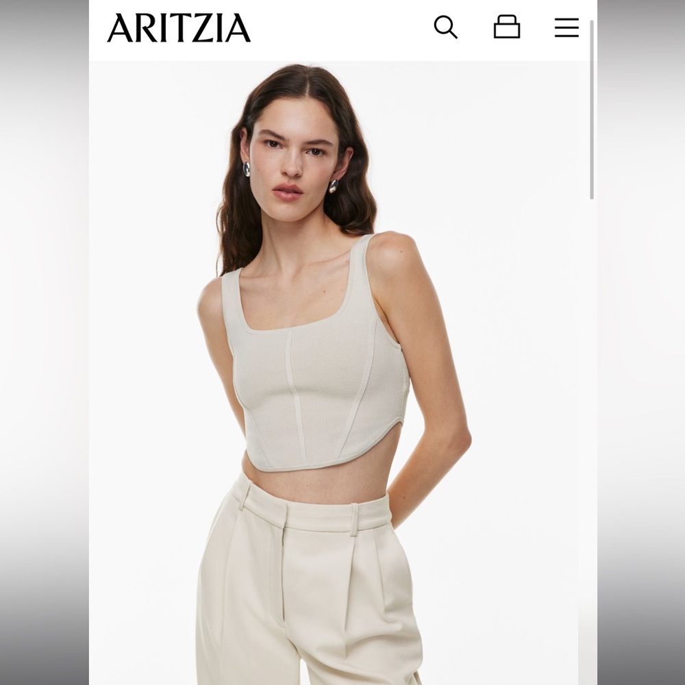 ARITZIA Sculpt Knit Bustier